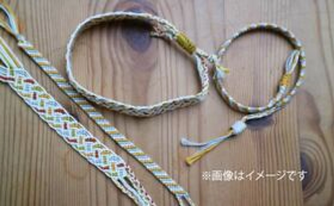 感謝の気持ちを込めたミサンガをお送りします(帰国後)