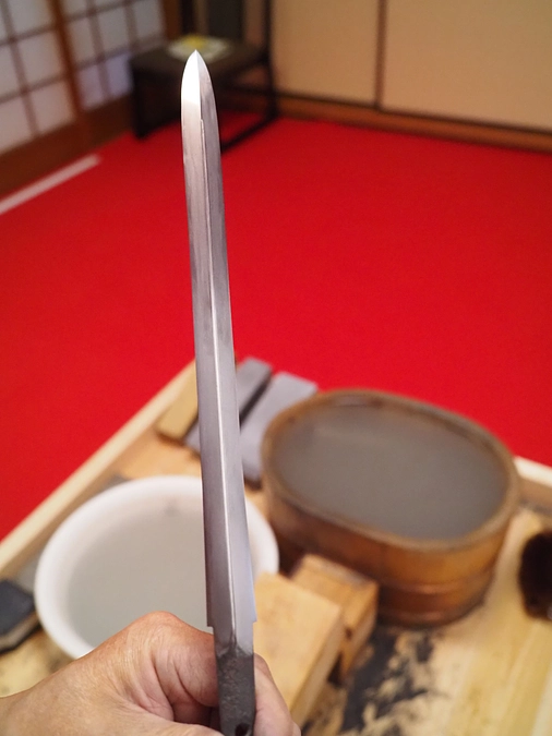 「国永」剣　研磨4日目