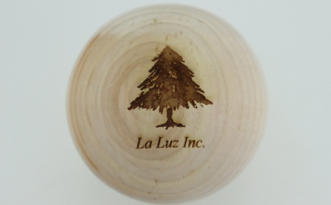 ヒノキ玉２個セット（本プロジェクト限定オリジナルデザイン）