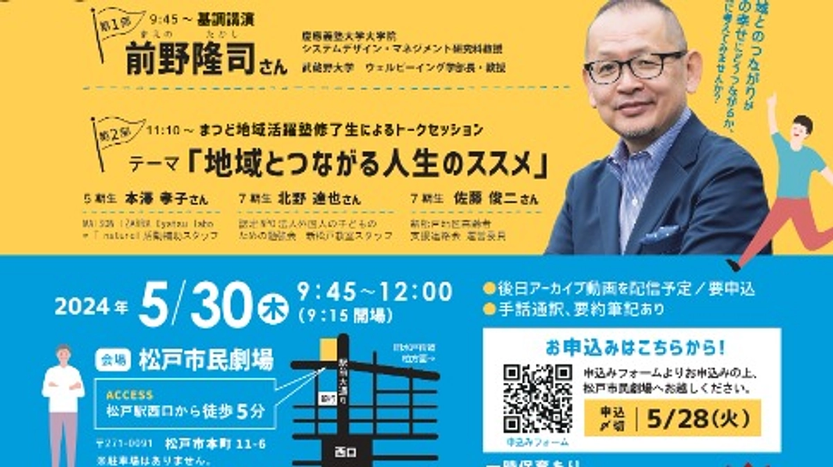 5/26　まつど地域活躍塾生の活躍