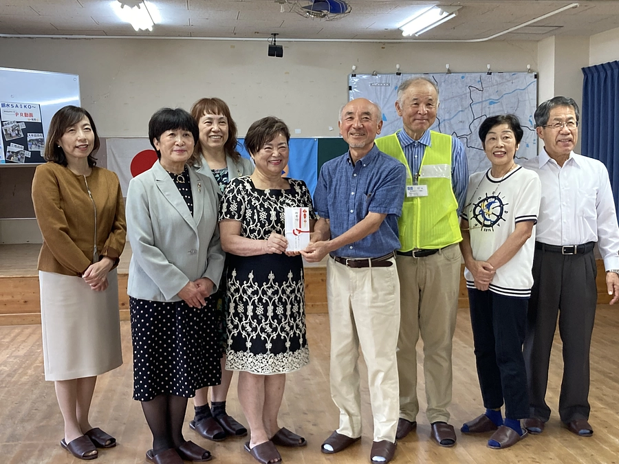 大牟田デイジーライオンズクラブ様から、ご寄付をいただきました