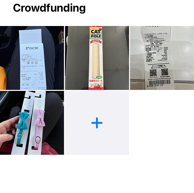 今月の収支報告です