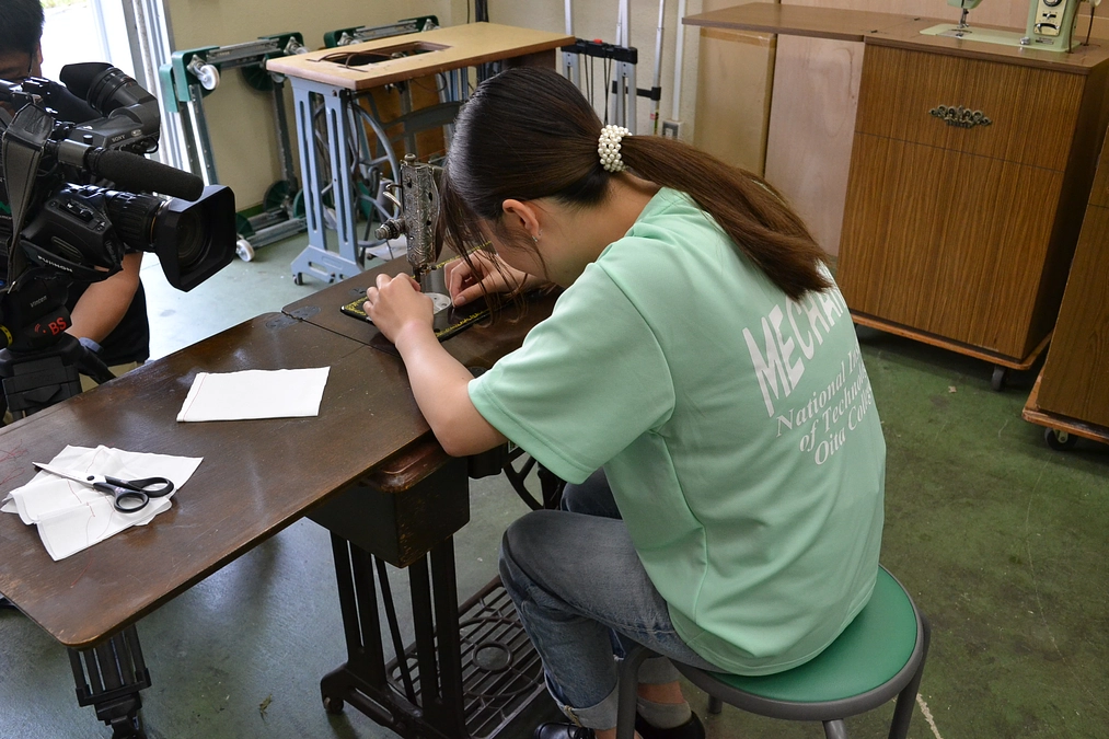 5/23校内での修理活動