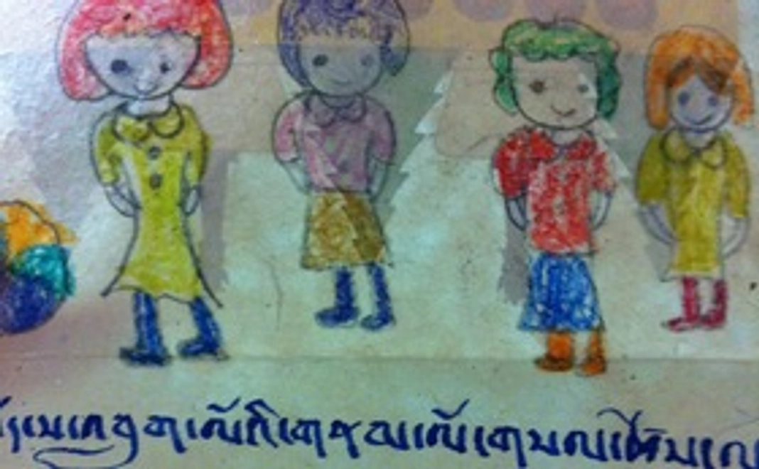 子どもたちから、手書きの感謝のカードが届きます