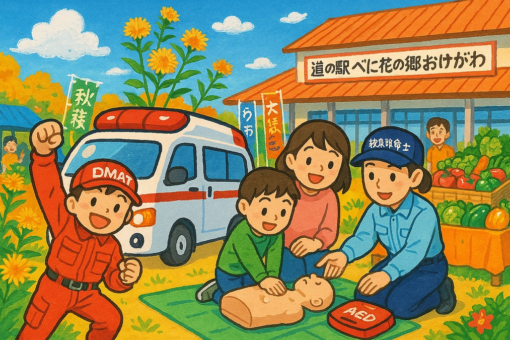 ご支援のおかげで広がる輪🌸 ヘイワールドに続き、道の駅で救急・防災フェアを開催します