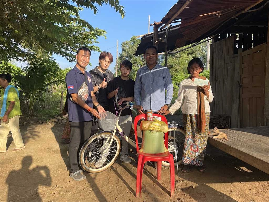 マンスリーサポーター様が貧困支援のためにカンボジアをご訪問