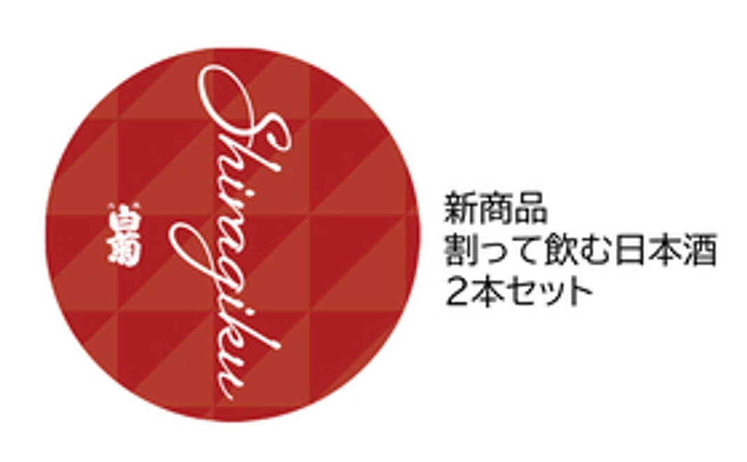 新商品「割って飲む日本酒」２本セット