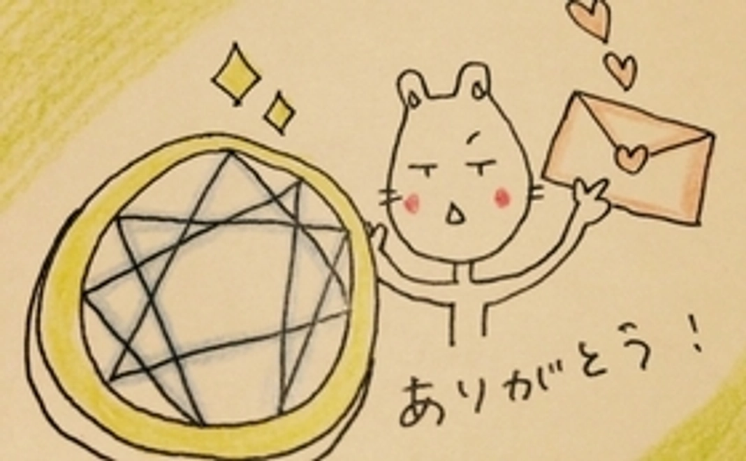 直筆イラスト入りお手紙&手作り缶バッジ