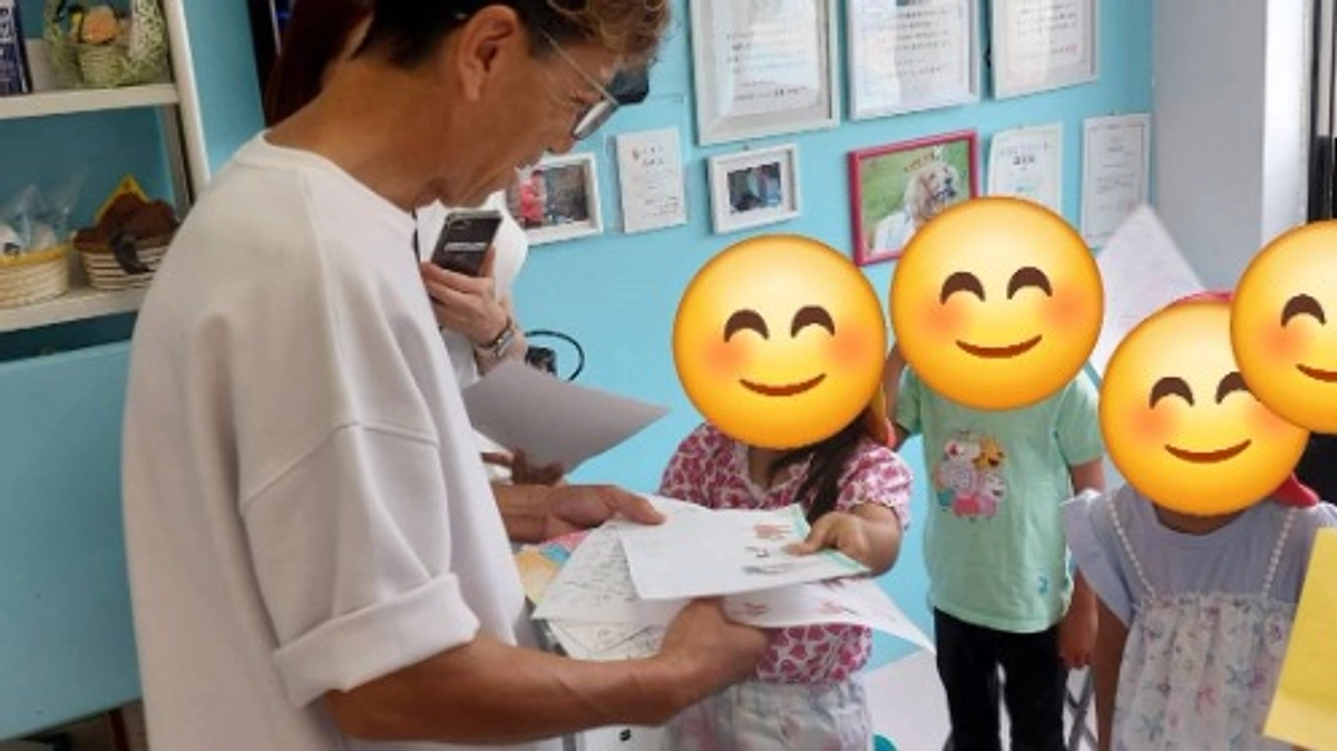 保育園の子どもたちから保護犬たちのために！こんな小さな子たちでも支援したいと！！