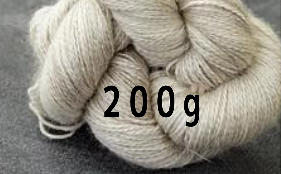 国産紡績糸(編み物用糸)200g+サンクスメール