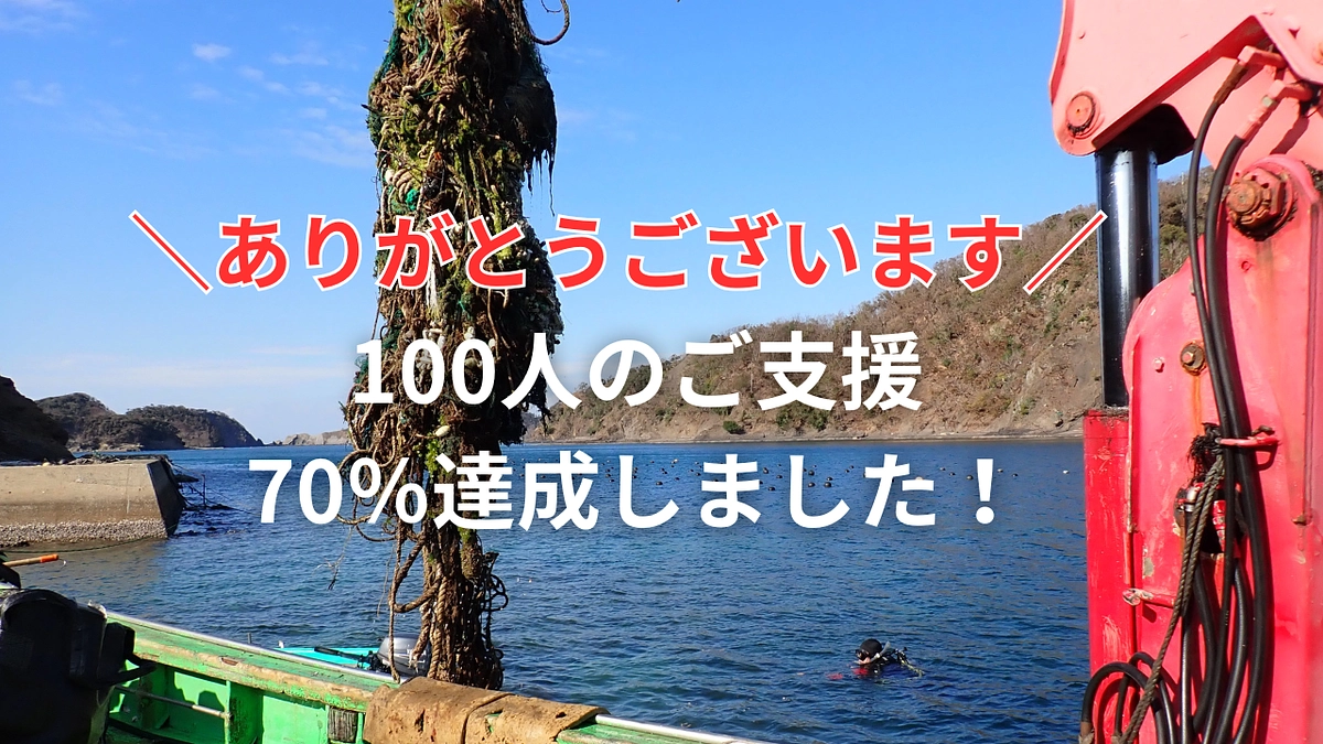 お陰様で100人もの皆さんからご支援と応援メッセージが届きました