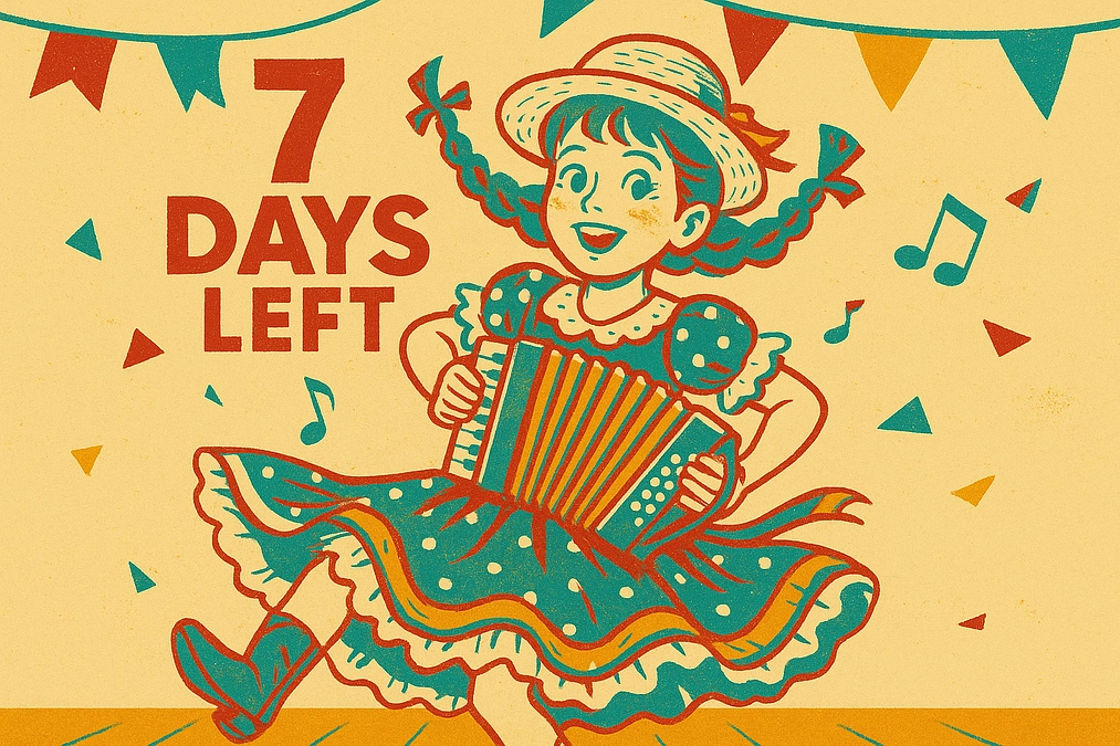  【あと7日！】踊り狂う子供たち【フェスタジュニーナが激熱】