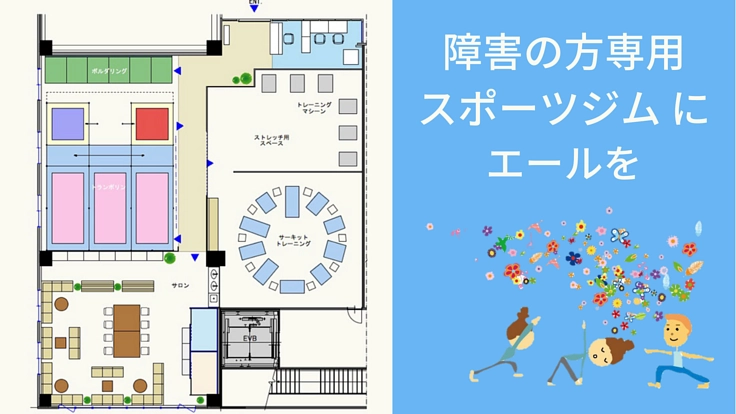無いのでつくります！ 障害者専用「にしはちスポーツジム」