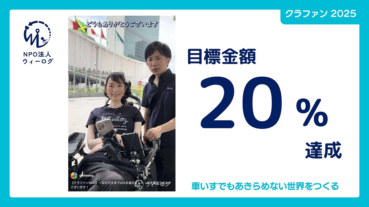 【動画メッセージ】🌱おかげさまで20%を超えました！ご支援ありがとうございます！