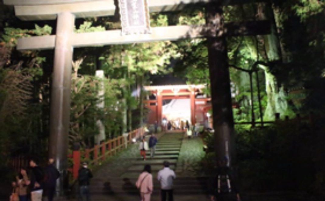 会場にお名前と限定ポストカード