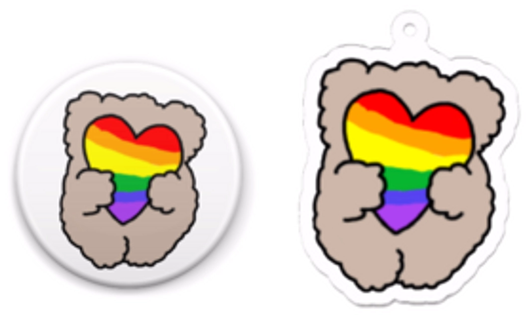 神戸IDAHOを応援する！バッジ&キーホルダー付き