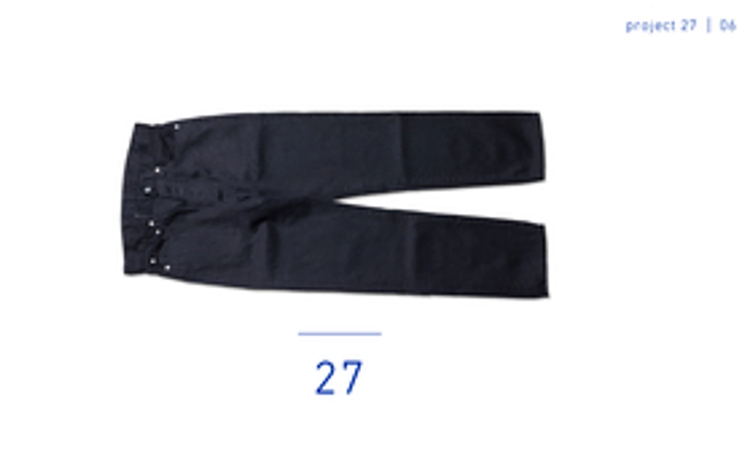”27” - Vol.06 / ブラック・ジーンズ(ワンウォッシュ)