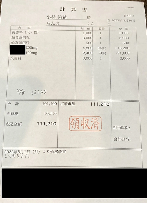 ☆投薬１８日目(2023.3.30)