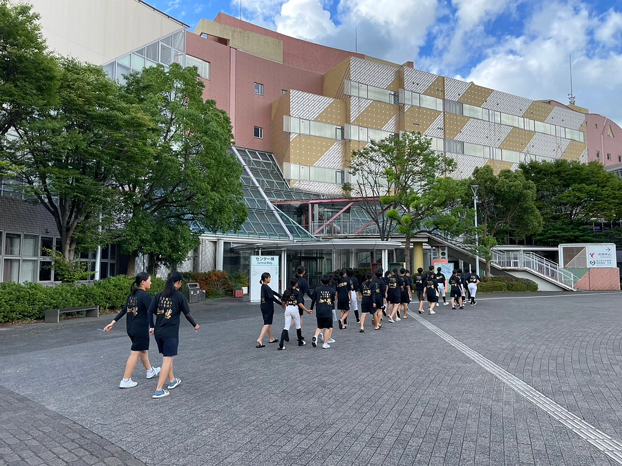 大会前、調整練習