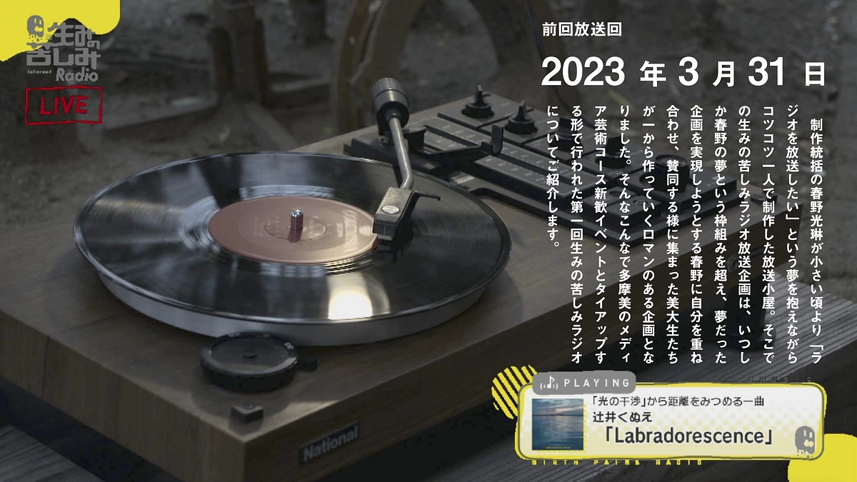 過去の放送回について -そもそも生みの苦しみラジオってなに？-