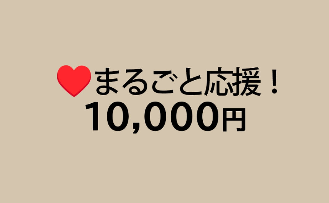 【12月13日追加】10,000円応援コース