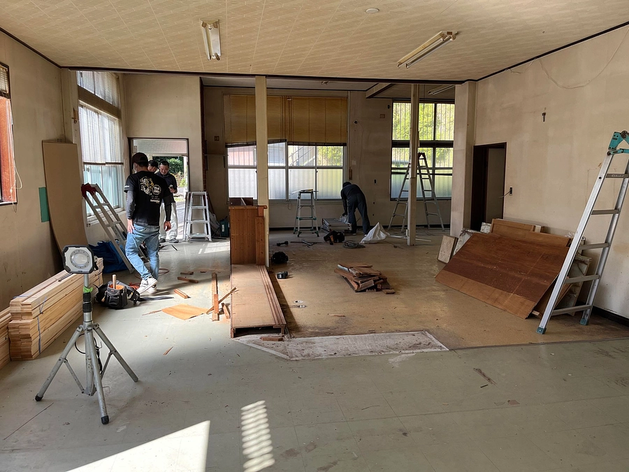 建物の工事が始まりました！