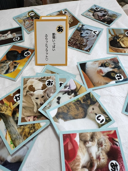かるたイベント開催報告　ふらっとフラットwith cats & dogs