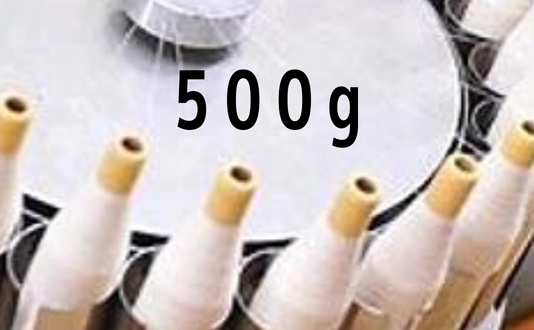 国産紡績糸 糸番手1/5（織物＆編み物用）500g+サンクスメール