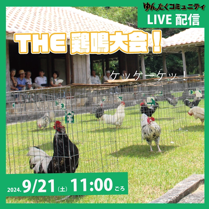 ゆんたくコミュニティ限定ライブ配信「THE鶏鳴大会！！」