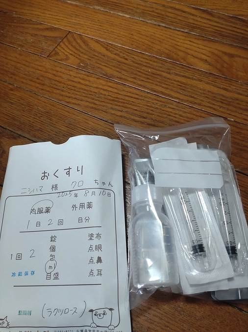 クロ君の通院🚙