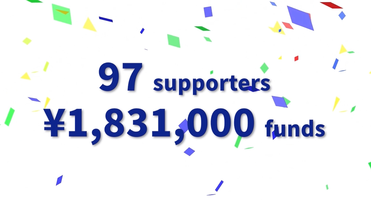 クラウドファンディング募集終了！