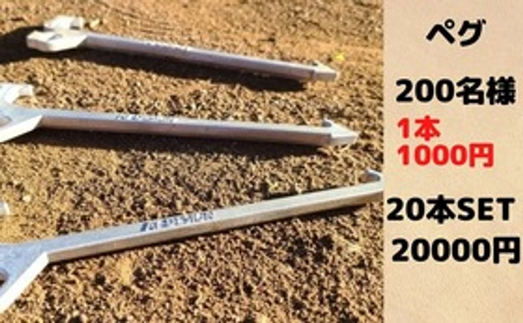 【STAKE-ONE】10本で1SETx2   200名様