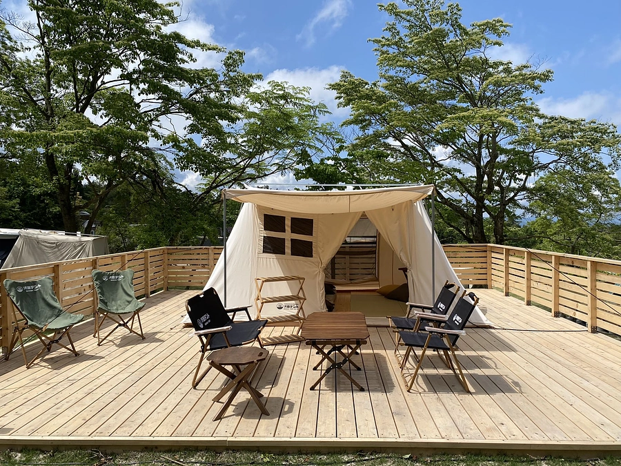 大自然の中で泊まろう！　沢田ベースのテントサイトとは