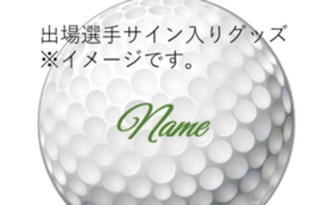 大会実施応援プランＢ：大会特設ＨＰへの名前掲載＋感謝状＋出場プロ選手サイン入りグッズ