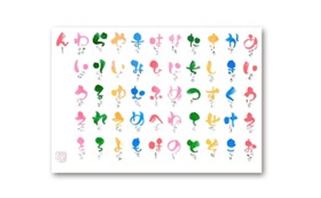 あいうえお５０音マントラ　ポストカード