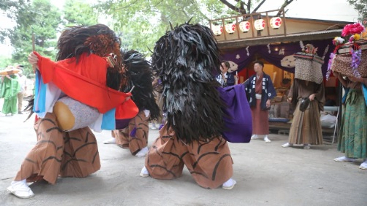 令和5年度　江古田氷川神社例大祭　②庭草