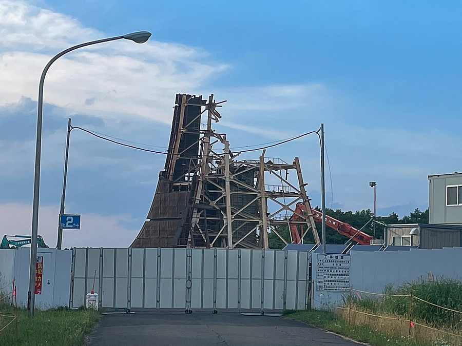 今日（令和5年7月29日）の北海道百年記念塔