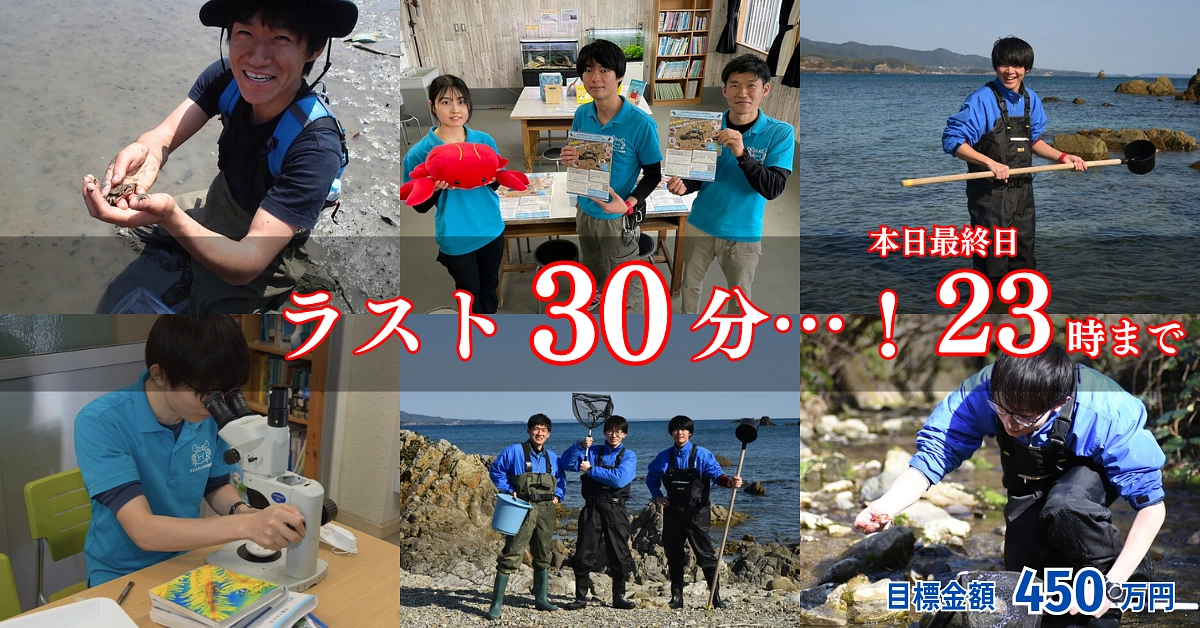 いよいよのこすところあと３０分！応援よろしくお願いいたします。