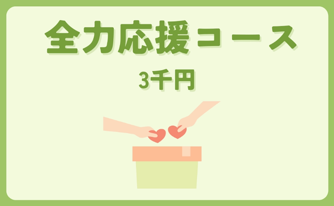 全力応援コース｜3,000円