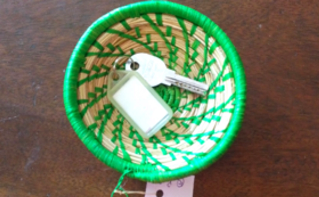 手作りキーホルダー＆ミニサイズのバスケットセット！