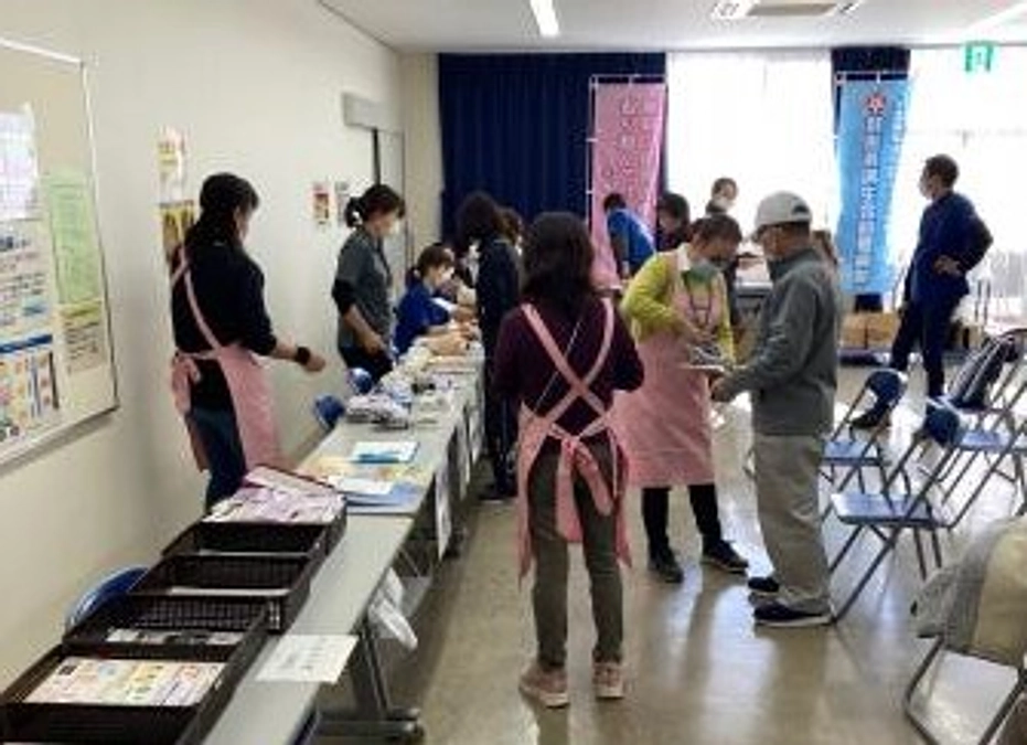 地元公民館で開催された文化際に参加