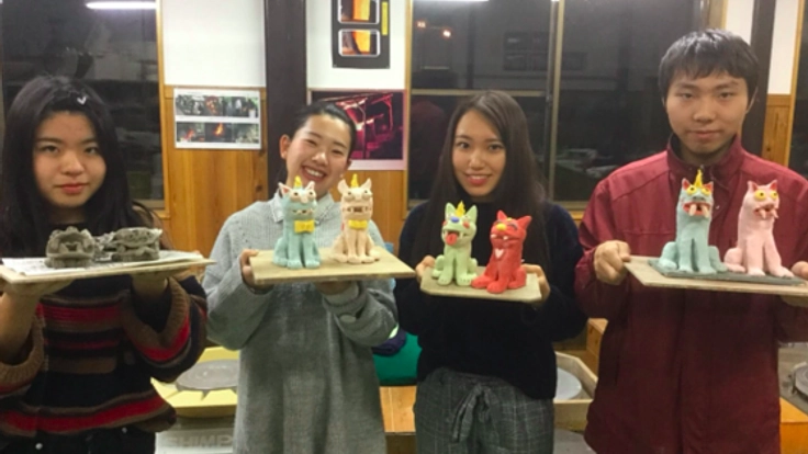 美濃焼の街、岐阜県瑞浪市陶町に「アート狛犬」で新しい風物詩を