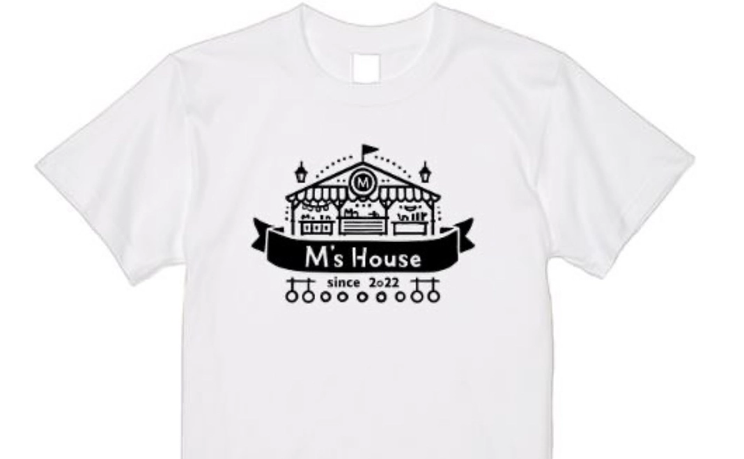 M's House オリジナルTシャツ1枚(白)