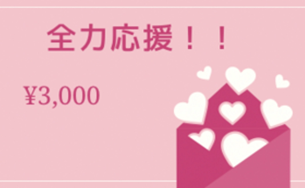 全力応援コース〈¥3,000〉