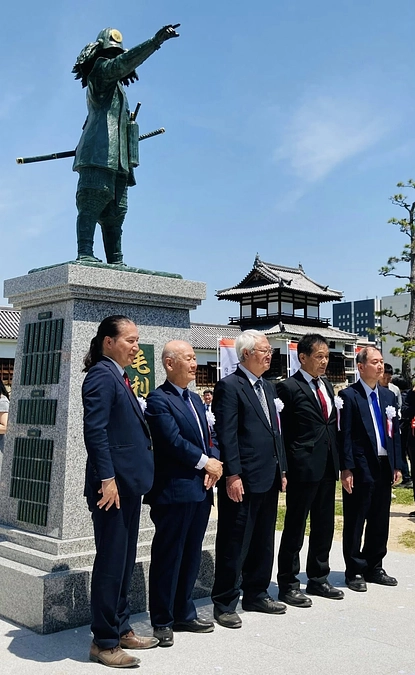 毛利輝元公銅像完成！除幕式開催！