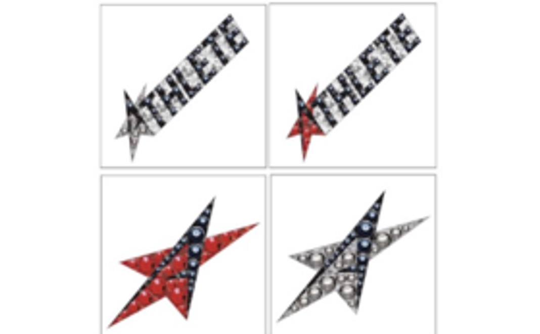 スワロフスキーでつくられたフェイスシールをお送りします！