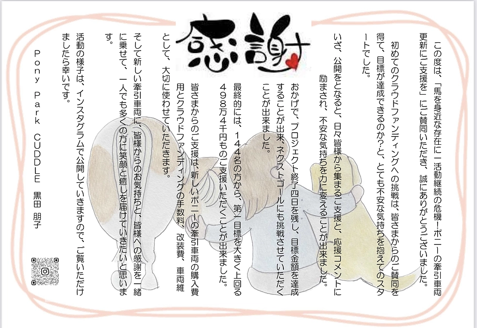 全てのリターンの発送が終了いたしました❗️