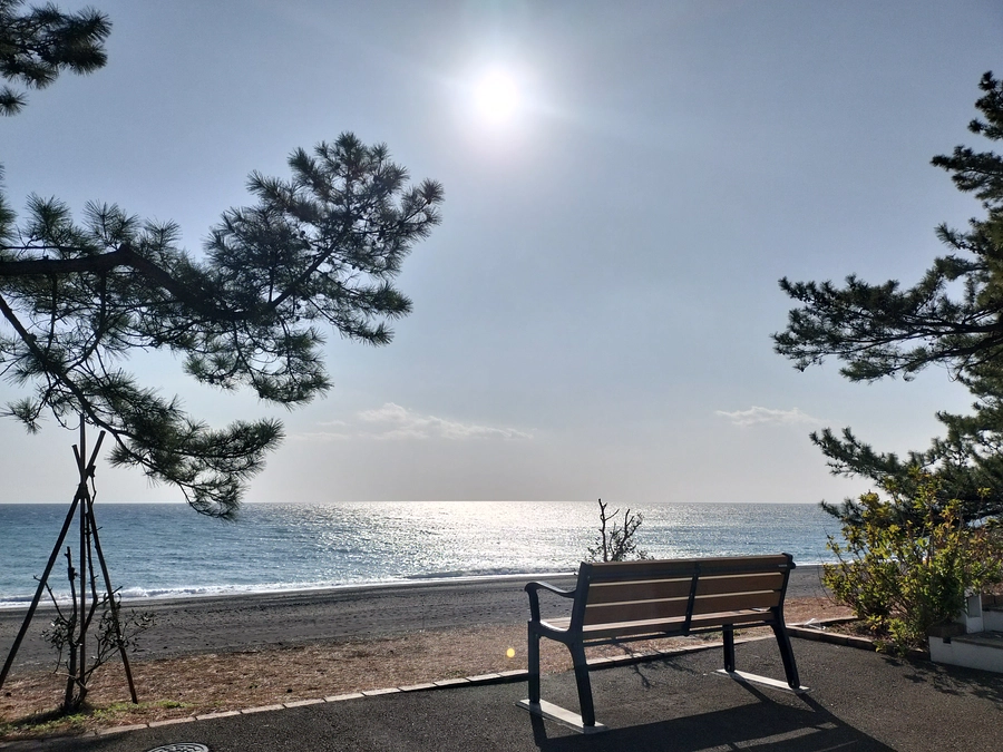 本日の唐浜(とうのはま)海岸