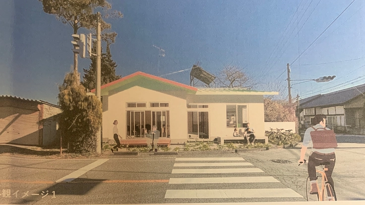 外観が可愛らしい古民家をリフォームしまして、カフェをオープンします