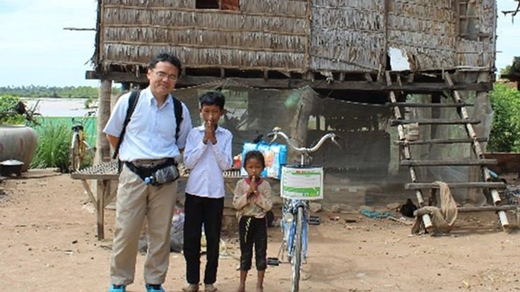 カンボジアの通学困難な子ども達に自転車をプレゼントしたい！